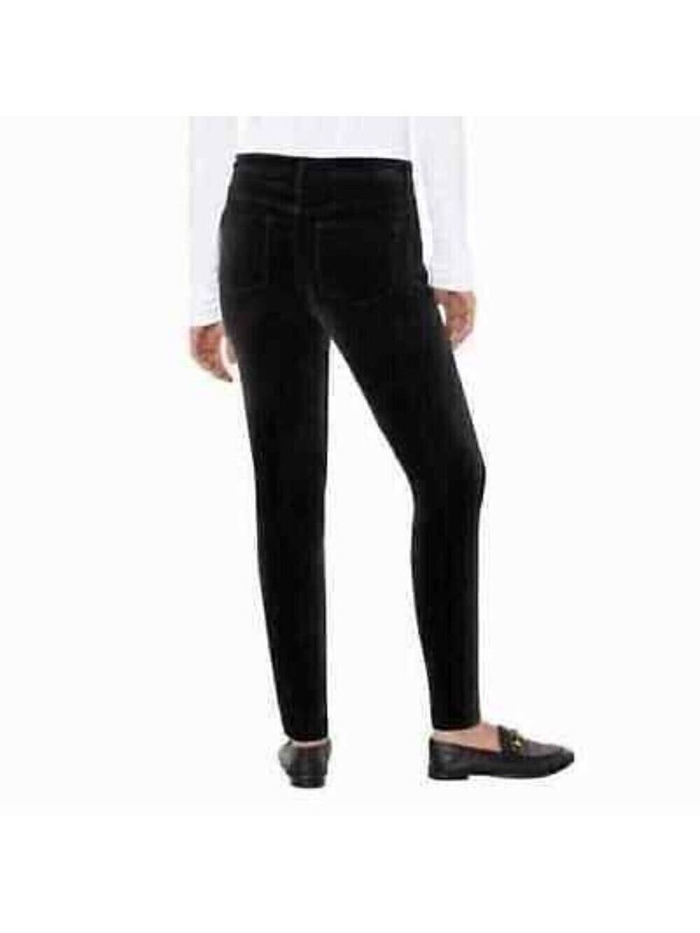 Well Worn Corduroy Skinny Pants Black High-Rise Super Soft Women's Size 14 NWT - Picture 2 of 13